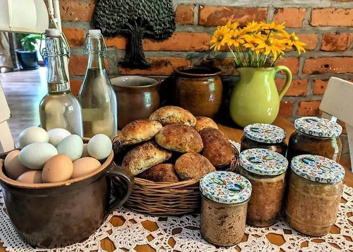 Lesniczowka Wysokie Kaczki Ferienhaus *